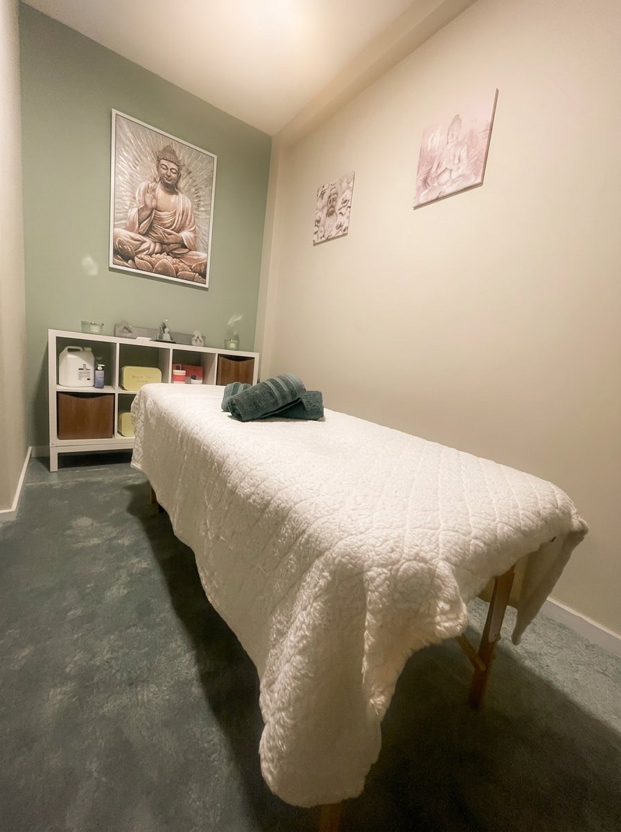 Sala de massagens real da Serena Viana em Barroselas